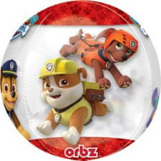 Amscan 3D Fóliový balónek Orbz "Paw Patrol Chase and Marshall" čirá 38 x 40 cm 