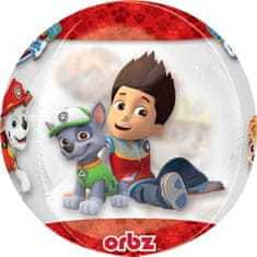 Amscan 3D Fóliový balónek Orbz "Paw Patrol Chase and Marshall" čirá 38 x 40 cm 