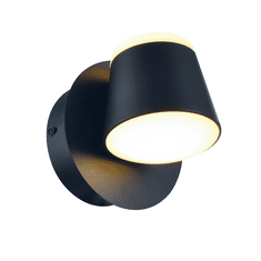 ACA Lightning  LED nástěnné svítidlo LUCIDO 640lm, černá barva