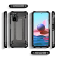 IZMAEL Pouzdro Hybrid Armor pre Xiaomi Redmi Note 10/Redmi Note 10S - Stříbrná KP9539