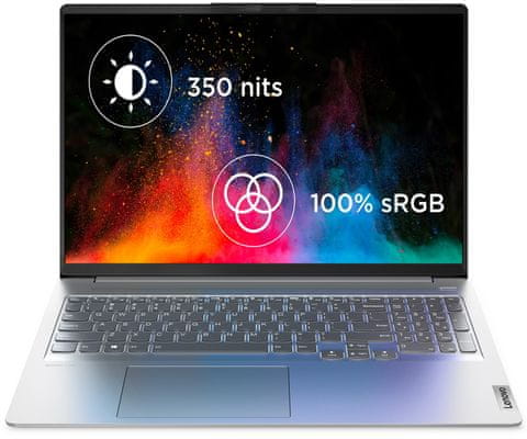 Elegantní notebook Lenovo IdeaPad 5 Pro 82L5000CCK prvotřídní design nádherné provedení WiFi ax Bluetooth 5.1 moderní procesor SSD praktický touchpad USB-C Thunderbolt Dlouhá výdrž baterie