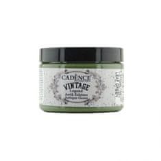 Aladine Kamínková barva Cadence Vintage Legend Antique gesso 150ml-leaf green zelená