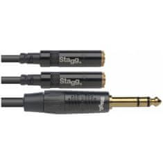 Stagg NYA010/PS2MJSR, audio redukce, délka 0,1 m