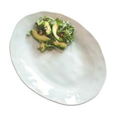 Decor By Glassor Servírovací talíř s nepravidelným okrajem