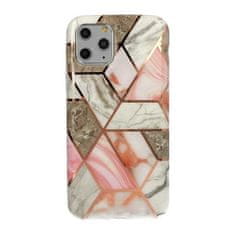 MobilPouzdra.cz Gelové pouzdro s obrázkem na APPLE iPhone 12 / iPhone 12 Pro - vzor GREY PINK MARBLE