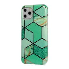 MobilPouzdra.cz Gelové pouzdro s obrázkem na SAMSUNG A415 Galaxy A41 - vzor GREEN MARBLE