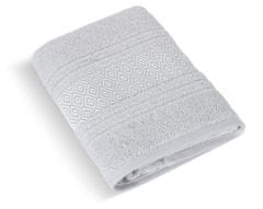 Bellatex Froté ručník a osuška Mozaika - Osuška - 70x140 cm - světlá šedá