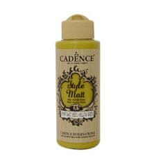 Aladine Matná akrylová barva Cadence Style Matt 120ml -yellow green žlutozelená