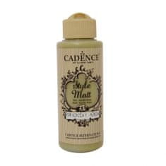 Aladine Matná akrylová barva Cadence Style Matt 120ml - mimosa green zelená mimóza