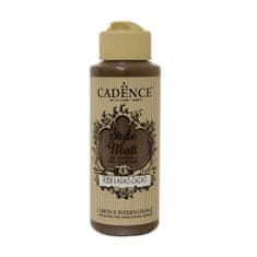 Aladine Matná akrylová barva Cadence Style Matt 120ml - cocoa kakaová hnědá 