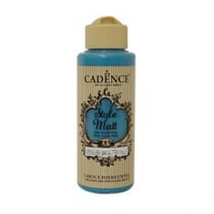 Aladine Matná akrylová barva Cadence Style Matt 120ml -butterfly blue modrá motýlí