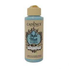 Aladine Matná akrylová barva Cadence Style Matt 120ml - blue zikron modrý zirkon