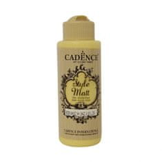 Aladine Matná akrylová barva Cadence Style Matt 120ml -vanilla yellow vanilková 