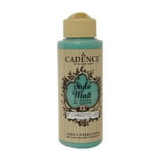 Aladine Matná akrylová barva Cadence Style Matt 120ml - ultramarine green ultramarín zelená