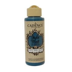 Aladine Matná akrylová barva Cadence Style Matt 120ml - dark turqoise tmavá tyrkysová