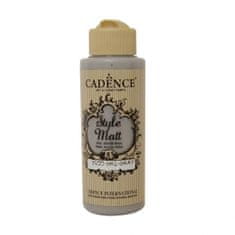 Aladine Matná akrylová barva Cadence Style Matt 120ml - grey šedá