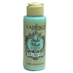 Aladine Matná akrylová barva Cadence Style Matt 120ml -mint green mátová pastelová 