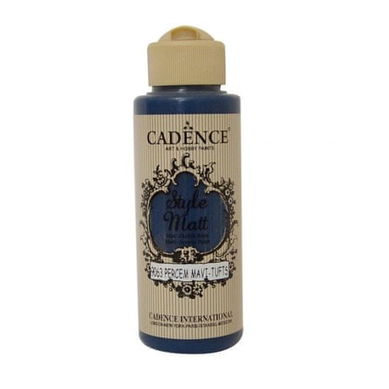 Aladine Matná akrylová barva Cadence Style Matt 120ml - tufts pruská modrá