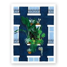 Decor By Glassor Plakát balkón plný květin