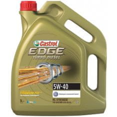 Castrol Syntetický motorový olej Edge Turbo Diesel Titanium FST 5W-40 5l