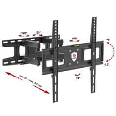 Ergosolid REDOX-K35 nástěnný držák pro otáčení a naklápění televizí 26-55"