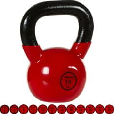 Greatstore Kettlebell činka 14 kg MOVIT s vinylovým potahem