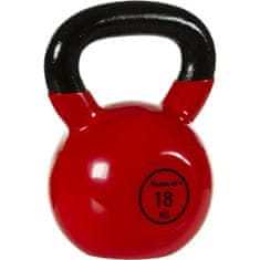 shumee Kettlebell činka 18 kg MOVIT s vinylovým potahem