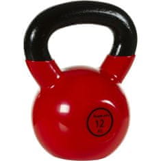 shumee Kettlebell činka 12 kg MOVIT s vinylovým potahem