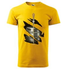 Pánské tričko Pivní sud - Velikost - M;Barva trička - Žlutá