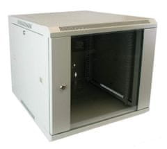 LAN-TEC WM.6615.G - nástěnný, složený, 15U, 600 x 600, sklo