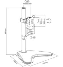 Reflecta FLEXO DeskStand 32-1010 stolní držák monitoru