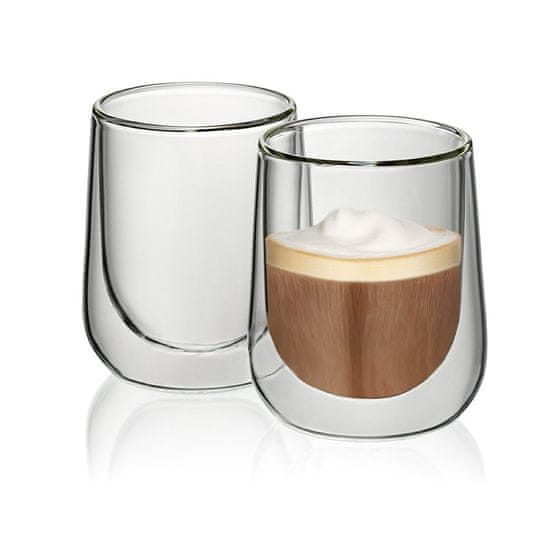 Kela Sklenice na cappuccino FONTANA sada 2 ks 180 ml