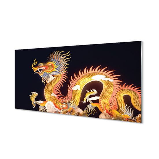 tulup.cz akrylový obraz Golden Japanese Dragon 4 Přívěsky