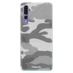 iSaprio Silikonové pouzdro - Gray Camuflage 02 pro Huawei P20 Pro