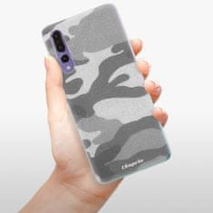 iSaprio Silikonové pouzdro - Gray Camuflage 02 pro Huawei P20 Pro