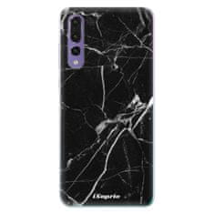 iSaprio Silikonové pouzdro - Black Marble 18 pro Huawei P20 Pro