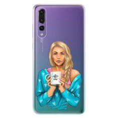 iSaprio Silikonové pouzdro - Coffe Now - Blond pro Huawei P20 Pro