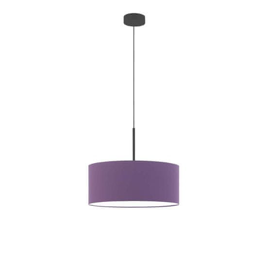 LYSNE.PL Závěsná lampa SINTRA fi 40 cm 3xE27 dno, černý rám