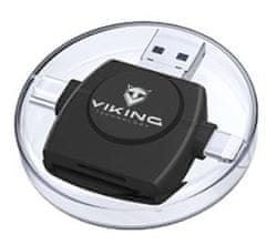 Viking čtečka paměťových karet V4 USB3.0 4V1