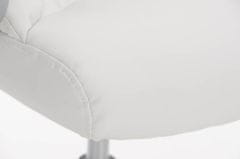 BHM Germany Kancelářská židle Torro, syntetická kůže, bílá