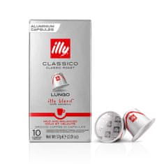 illy Lungo Classico, 10 ks kapslí kompatibilních s Nespresso®* kávovary