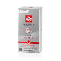 illy Lungo Classico, 10 ks kapslí kompatibilních s Nespresso®* kávovary