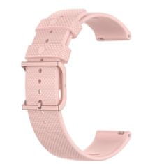 BStrap Silicone Rain řemínek na Huawei Watch GT 42mm, pink