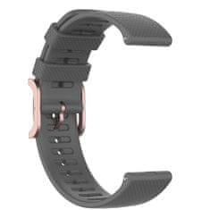 BStrap Silicone Rain řemínek na Huawei Watch GT3 46mm, dark gray