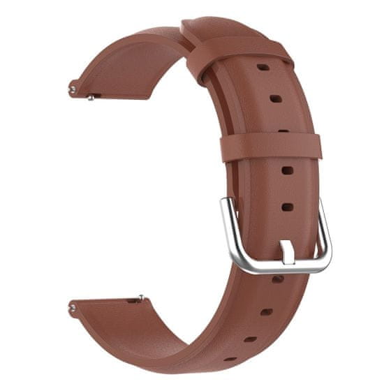 BStrap Leather Lux řemínek na Huawei Watch GT/GT2 46mm, brown