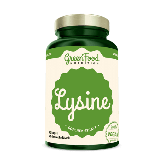 GreenFood Nutrition Lysine 90 kapslí