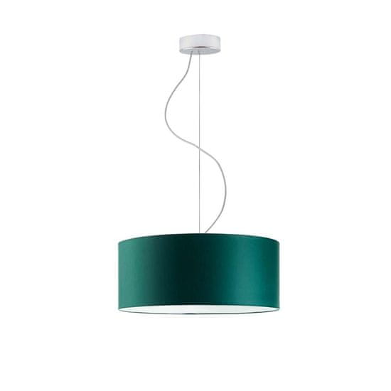 LYSNE.PL  Závěsná lampa HAJFA fi 40 cm 3xE27 dno, chromový rám