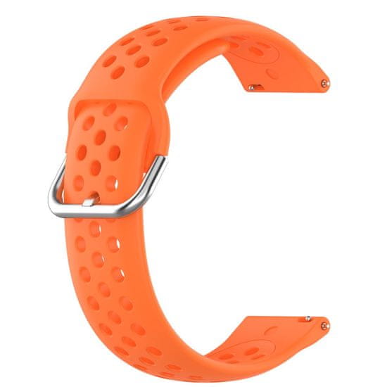 BStrap Silicone Dots řemínek na Samsung Galaxy Watch 42mm řemínek, orange