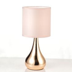 ACA  Stolní lampa BELLATRIS, stmívatelná dotykem, růžová barva