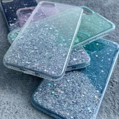 WOZINSKY Star Glitter silikonové pouzdro na Samsung Galaxy M51 transparent